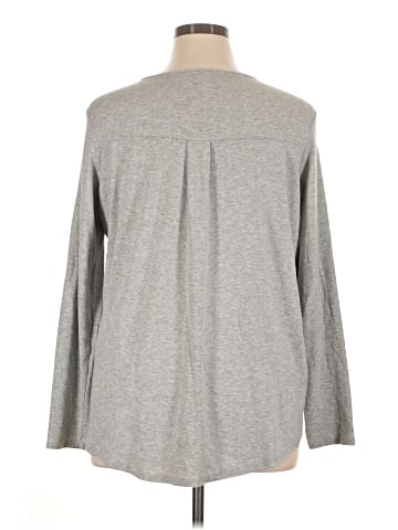 Joan Vass Long Sleeve T-Shirt (view 2)