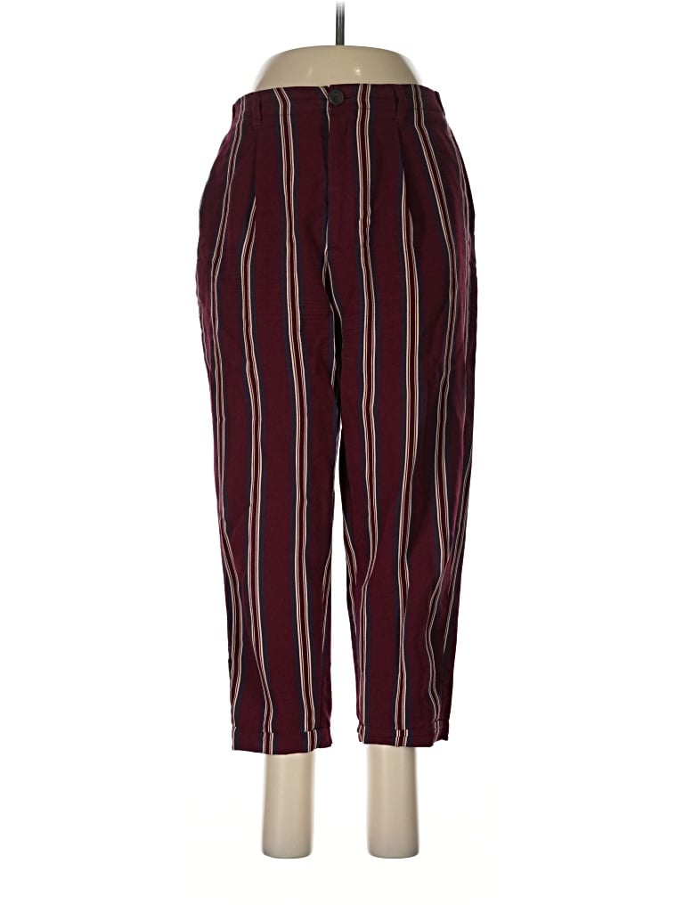 Pre-owned Mng Suit Casual Pants In Burgundy