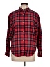 Esprit 100% Cotton Plaid Red Long Sleeve Button-Down Shirt Size L - photo 1