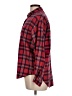Esprit 100% Cotton Plaid Red Long Sleeve Button-Down Shirt Size L - photo 5