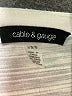 Cable & Gauge Ivory Short Sleeve Blouse Size L - photo 7