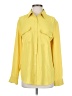 Equipment 100% Polyester Color Block Yellow Long Sleeve Blouse Size S - photo 1