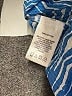 Foxcroft 100% Cotton Animal Print Blue 3/4 Sleeve Button-Down Shirt Size 12 - photo 8