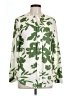 Unbranded Floral Green Ivory Long Sleeve Blouse Size L - photo 1