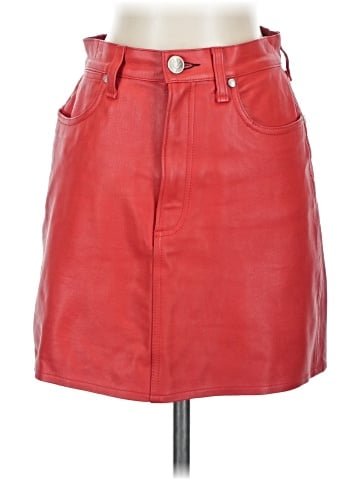 Rag & Bone Faux Leather Skirt (view 1)