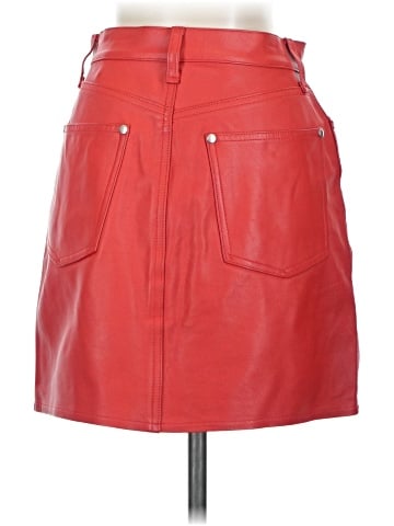 Rag & Bone Faux Leather Skirt (view 2)