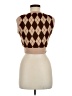 Unbranded Argyle Brown Tank Top Size M - photo 2