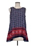 Zac & Rachel 100% Polyester Blue Sleeveless Blouse Size M - photo 1