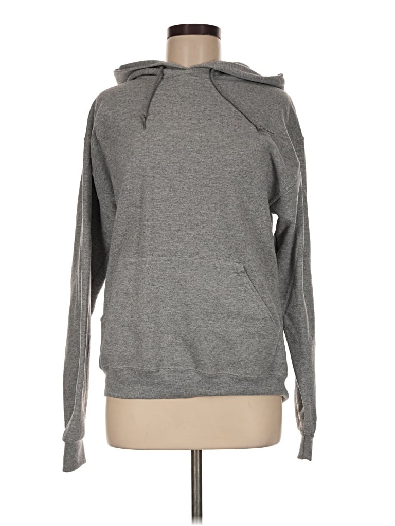 Pre-owned Jerzees Sweatshirt In Gray