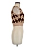 Unbranded Argyle Brown Tank Top Size M - photo 4