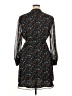 UNTUCKit 100% Polyester Print Black Casual Dress Size 16 - photo 2