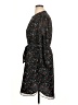 UNTUCKit 100% Polyester Print Black Casual Dress Size 16 - photo 5