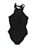 Helen Jon Solid Black One Piece Swimsuit Size S - photo 1
