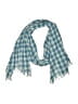 Unbranded Checkered-gingham Teal Scarf One size - photo 1