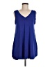 Lara Blue Sleeveless T-Shirt Size M - photo 1