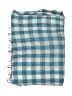 Unbranded Checkered-gingham Teal Scarf One size - photo 2