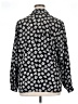 Sophisticates by Pendleton Print Silver Long Sleeve Blouse Size 16 - photo 2