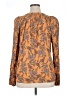 Bobeau 100% Rayon Orange Long Sleeve Blouse Size XL - photo 2