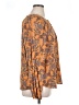 Bobeau 100% Rayon Orange Long Sleeve Blouse Size XL - photo 4