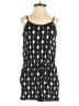 Soprano 100% Rayon Hearts Black Romper Size 12 - photo 1