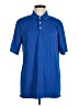 Nike 100% Polyester Blue Short Sleeve Polo Size M - photo 1
