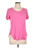 Jaclyn Intimates Pink Active T-Shirt Size L - photo 1