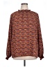Ann Taylor LOFT Outlet 100% Polyester Brown Long Sleeve Blouse Size XL - photo 1