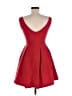 Unbranded Solid Red Cocktail Dress Size M - photo 2
