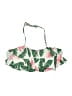 Unbranded Tropical Green Swimsuit Top Size M - photo 1