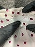 Maurices 100% Polyester Polka Dots Ivory 3/4 Sleeve Blouse Size XXL - photo 7