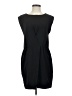 Halston Heritage Solid Black Cocktail Dress Size S - photo 1