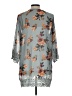 Jolt 100% Polyester Gray Kimono Size L - photo 2
