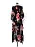Colleen Lopez 100% Polyester Floral Black Cocktail Dress Size M - photo 2
