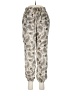 Don't Ask Why 100% Polyester Paisley Ivory Casual Pants One size - photo 1