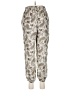 Don't Ask Why 100% Polyester Paisley Ivory Casual Pants One size - photo 2