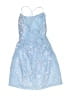 Unbranded 100% Polyester Blue Dress Size 10 - photo 2