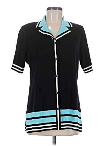 misook Short Sleeve Blouse (view 1)
