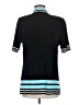 misook 100% Acrylic Black Short Sleeve Blouse Size M - photo 2