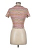 ASOS Design Tweed Orange Short Sleeve Turtleneck Size 6 - photo 2
