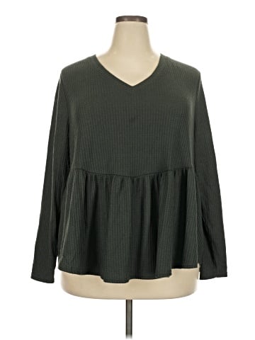 Terra & Sky Long Sleeve Blouse (view 1)