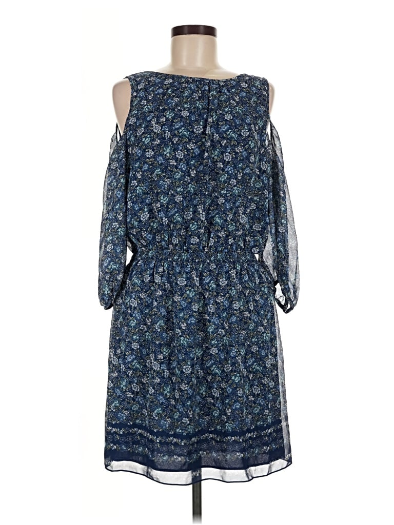 Pre-owned Max Studio Casual Dress In Blue