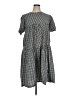 Assorted Brands Checkered-gingham Gray Casual Dress Size XL (estimated) - photo 1