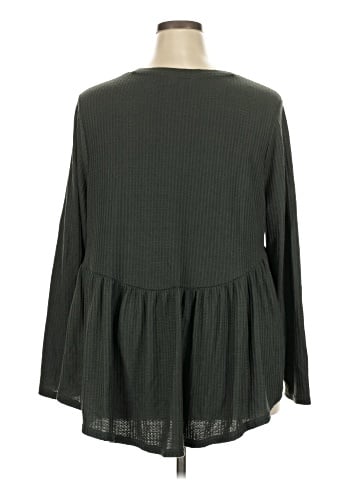 Terra & Sky Long Sleeve Blouse (view 2)