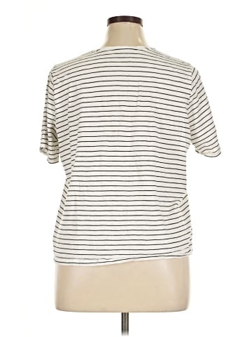 Eileen Fisher Short Sleeve Henley (view 2)