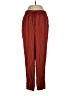 Ann Taylor LOFT 100% Polyester Stripes Red Casual Pants Size S - photo 1