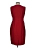 Kasper Solid Burgundy Cocktail Dress Size 4 - photo 2