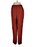 Ann Taylor LOFT 100% Polyester Stripes Red Casual Pants Size S - photo 2