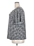 NY Collection Houndstooth Black Short Sleeve Blouse Size 2X - photo 5