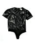 New York & Company 100% Polyester Black Bodysuit Size M - photo 1