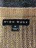 MIOU MUSE Tan Sweater Vest Size M - photo 7